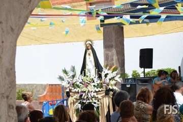 Misa y procesión de la Virgen de la Paloma en La Viña (Foto Francisco Javier Santana)